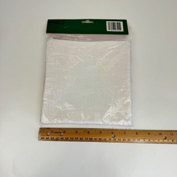 Vtg Sealed NIP Holiday Potholder Christmas Tree Santa Face Gold Silver Accents - Picture 4 of 10